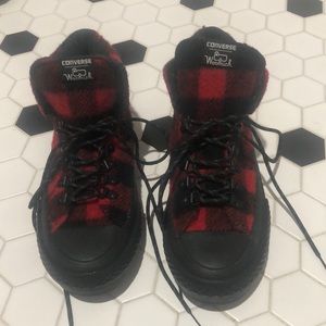 Buffalo plaid converse EUC